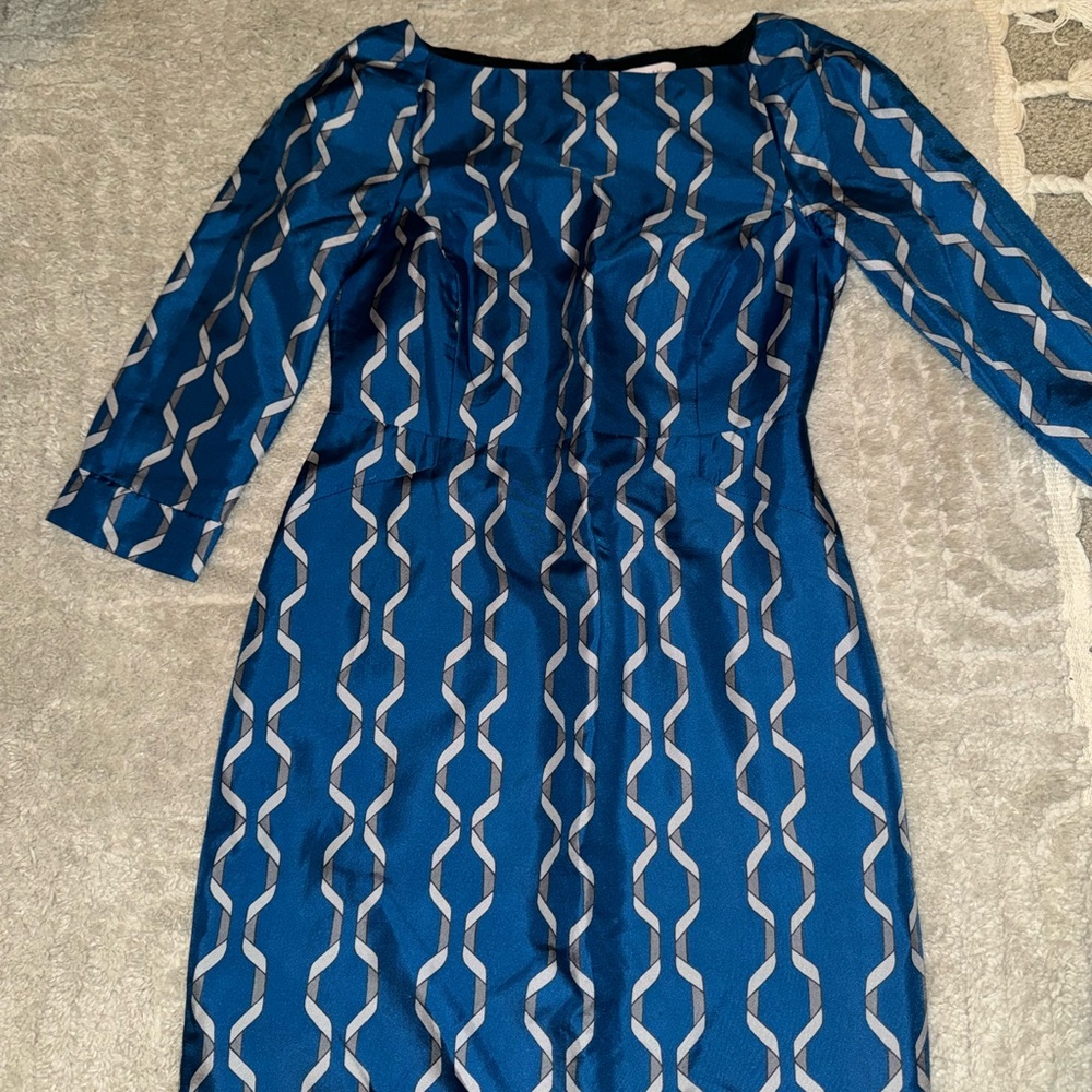 Susannah Blue pattern dress